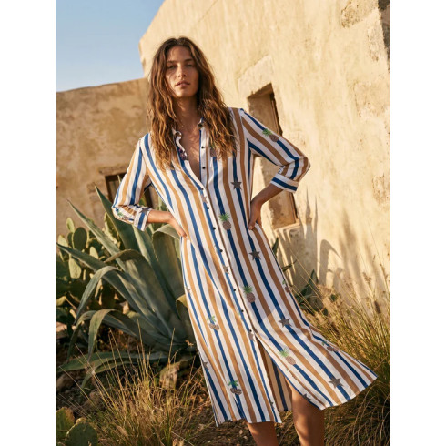 VESTIDO RAYAS 33648 VILAGALLO